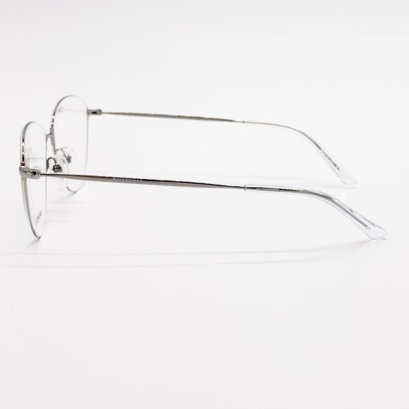 NEW BALENCIAGA EYEGLASSES BB0034O 002 CAT EYE SILVER WOMEN EYEWEAR BALENCIAGA - Picture 5 of 9